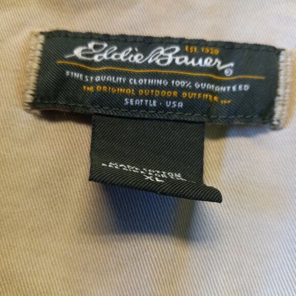 Eddie Bauer Womens Cotton XL  Button Down Long Sleeve Three Front Pockets Jacket - Picture 3 of 7